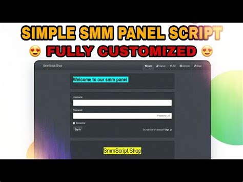 Latest Simple Smm Panel Script In Perfect Panel Script How To