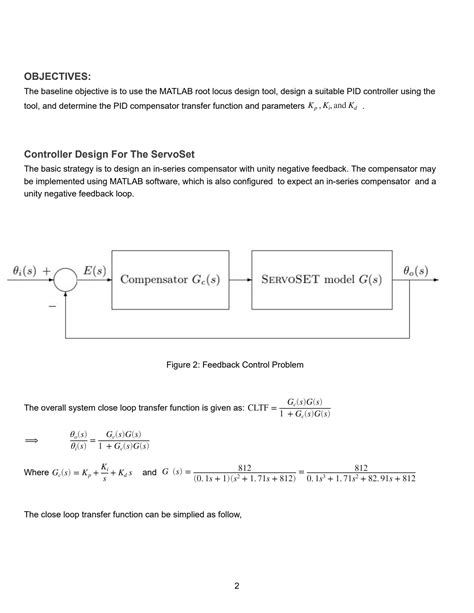 SOLUTION Compensator Design Doc Studypool