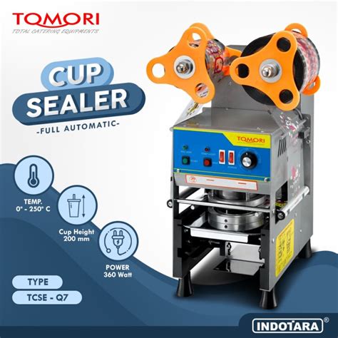 Jual Mesin Cup Sealer Mesin Press Gelas Plastik Tomori TCSE Q7