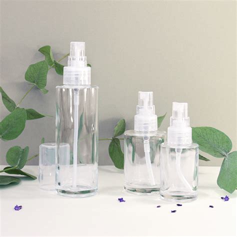 Flacon En Verre Transparent Avec Pompe Spray Aroma Zone