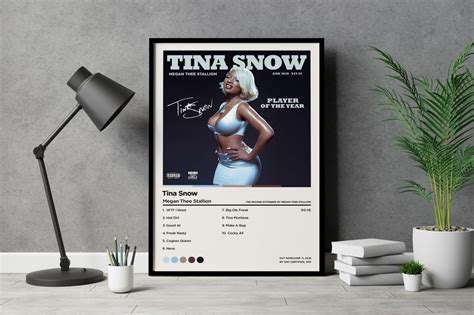 Megan Thee Stallion Tina Snow Album Cover Poster | Etsy