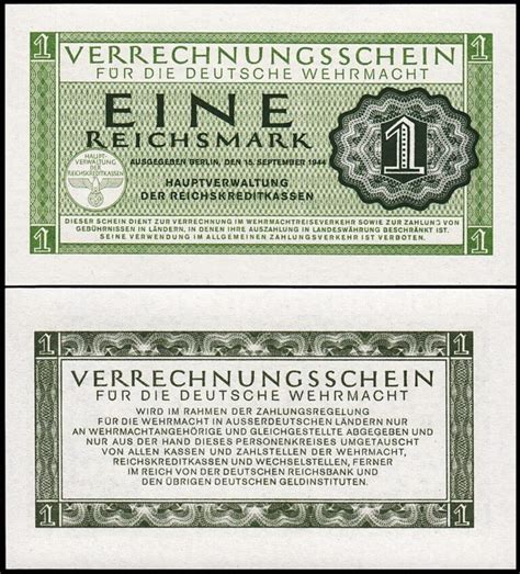 Germany Reichsmark Unc P M Completely Watermark Fortumor