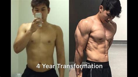 4 Year Natural Transformation 15 19 四年健身轉變 Youtube