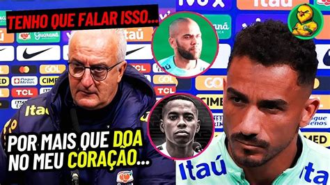 Dorival E O Capit O Da Sele O Falaram Sobre Robinho E Dani Alves