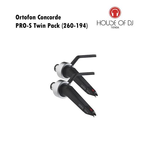 Ortofon Concorde Pro S Twin Pack House Of Dj