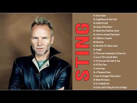 Sting Greatest Hits Full Album The Very Best Songs Of Sting Youtube