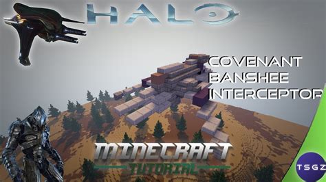 Covenant T 27 Space Banshee Minecraft Halo Tutorial Youtube