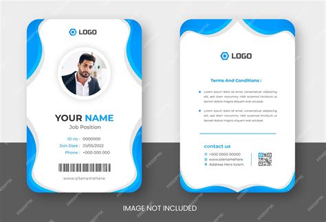 Premium Vector Corporate Modern Professional Business Id Card Design