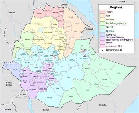 Map Of Zones Of Ethiopia Kembata Tembaro Zone Wikipedia