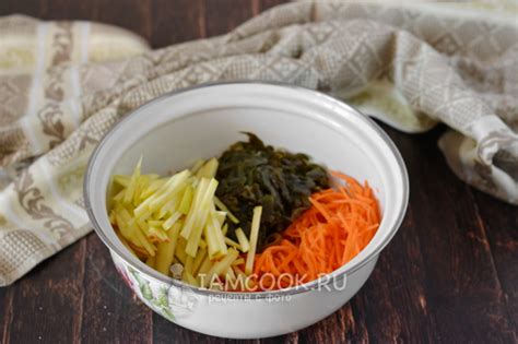 Салат из морской капусты и моркови — рецепт с фото пошагово