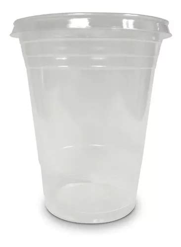 Vaso 16oz Eu Marca Reyma Clear Con Tapa Plana 100 Juegos MercadoLibre