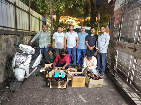 Pune State Excise Department Busts Illegal Liquor Operation In Vadgaon