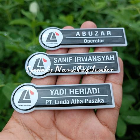 Jual Murah Nametag Nama Dada Name Tag Papan Nama Dokter Bidan