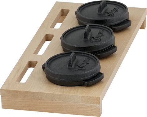 Bbq Toro Mini Dutch Oven Set Avec Socle En Bois X Cm