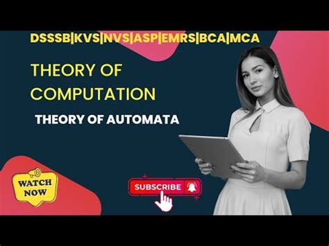 Theory Of Automata Theory Of Computation Youtube