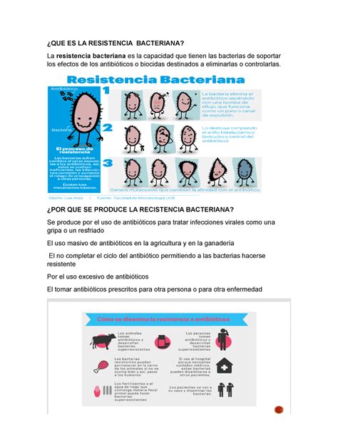 Resistencia Bacteriana Que Es La Resistencia Bacteriana La