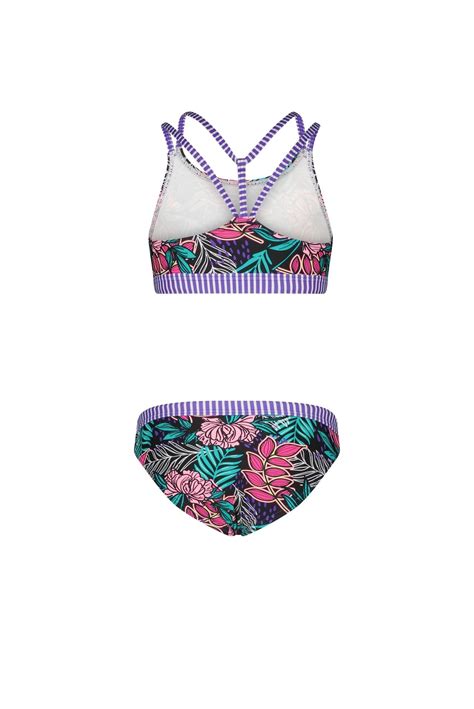 B Nosy Meisjes Bikini AOP Sportief Sporty Flower