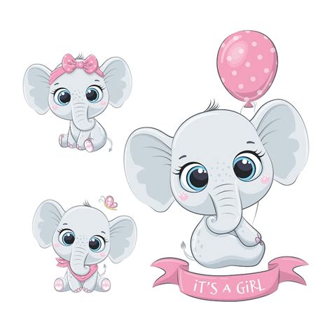 Elefante bebé ducha Clipart PNG JPEG EPS elefante bebé Etsy