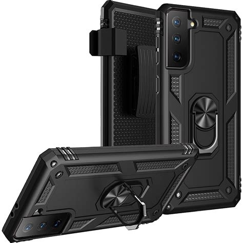 SaharaCase Military Kickstand Series Case For Samsung Galaxy S21 FE 5G