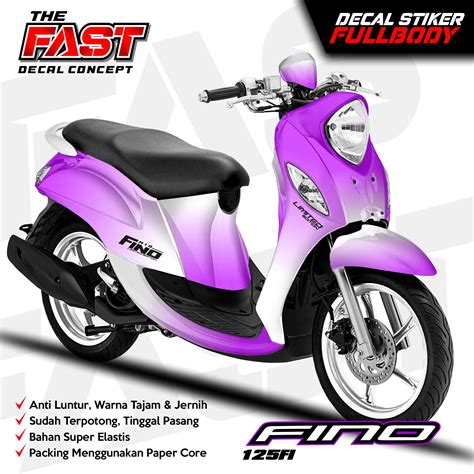 Decal Sticker Variasi Fullbody Fino 125 FI Dekal Stiker Fino 125 FI