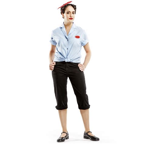 Rosie the Riveter Adult Costume - SpicyLegs.com