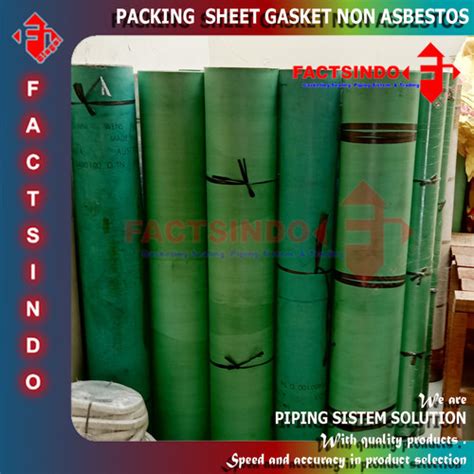 Jual Packing Lembaran Non Asbestos Hijau Joint Gasket Sheet Na T