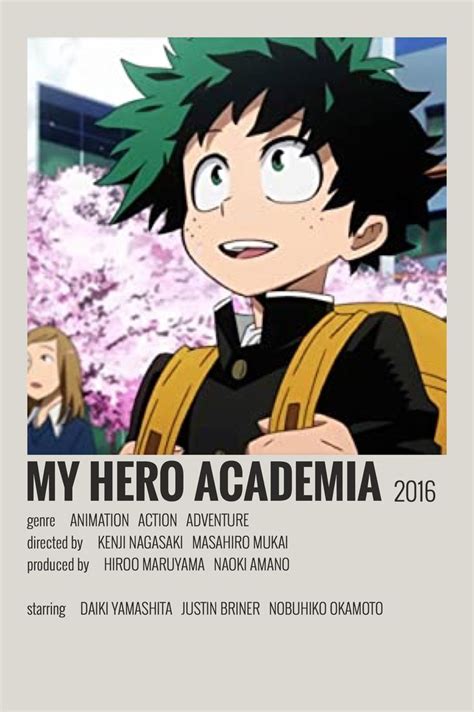 My Hero Academia by Maja | Movie posters minimalist, Movie poster wall ...