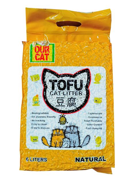 Our Cat Tofu Cat Litter 6 Liters Natural Gilbert Emerson