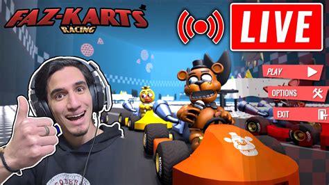 Live Quando Mario Kart Incontra Fnaf Faz Karts Youtube