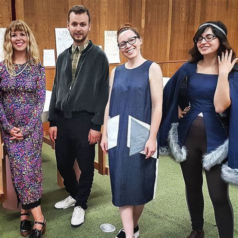 Student Designers Left To Right Wearing One Look From September S