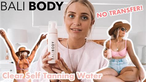 Bali Body Clear Self Tanning Water Review Claims To Have No Transfer