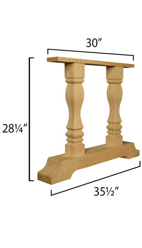 Osborne Wood | Traditional Trestle Table Base