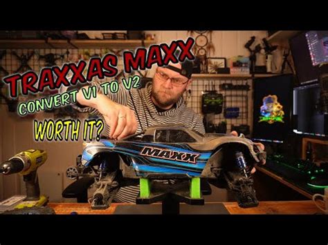 Traxxas Maxx How To Convert From Stock V1 To V2 Widemaxx Extended