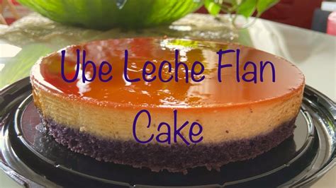 How To Make Ube Leche Flan Cake Youtube