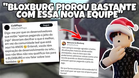 AS ATUALIZAÇÕES DO BLOXBURG ESTÃO BEM PIORES ROBLOX YouTube