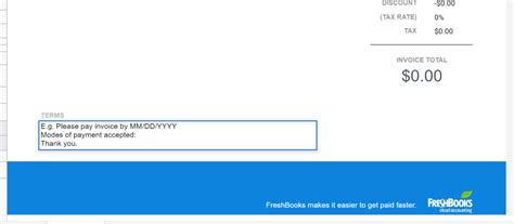 streamline accounting  branding  freshbooks invoice templates