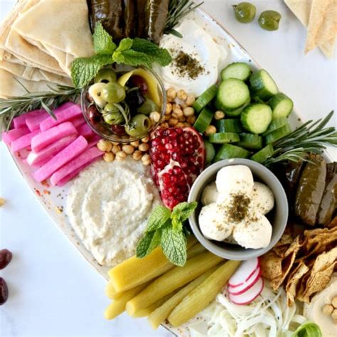 The Best Lebanese Mezze Platter Joy Oliver