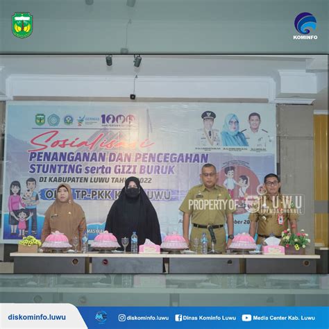 TP PKK Luwu Gelar Sosialisasi Penanganan Serta Pencegahan Stunting Dan