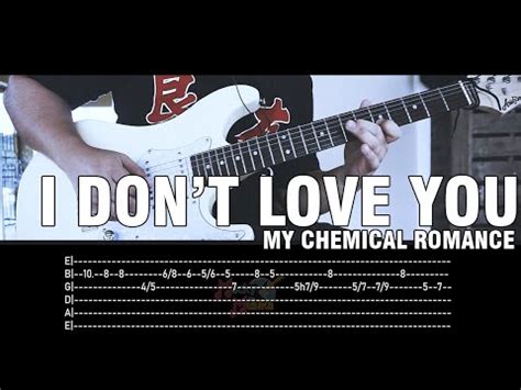 I Don T Love You By My Chemical Romance Guitar Instrumental Cover