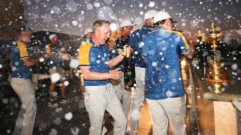 Inside Europe S Wild Ryder Cup Celebrations Led By Rory McIlroy And