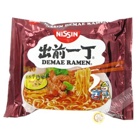 Suppe Nudel Demae Ramen Rind 100g NISSIN Ungarn