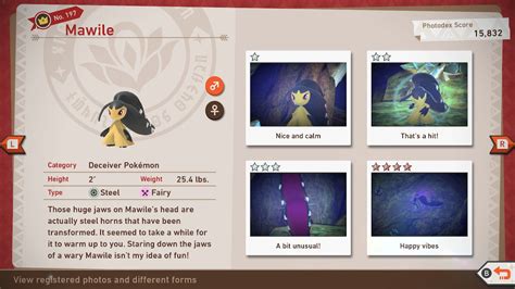 Mawile Photodex New Pokémon Snap Wiki Grindosaur