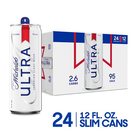 Michelob Ultra Superior Light Beer Domestic Lager 24 Pack 12 Fl Oz