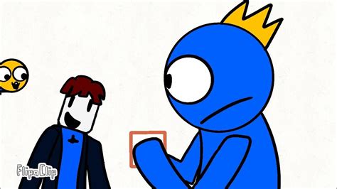 Радужные друзья Синий и игроки - YouTube