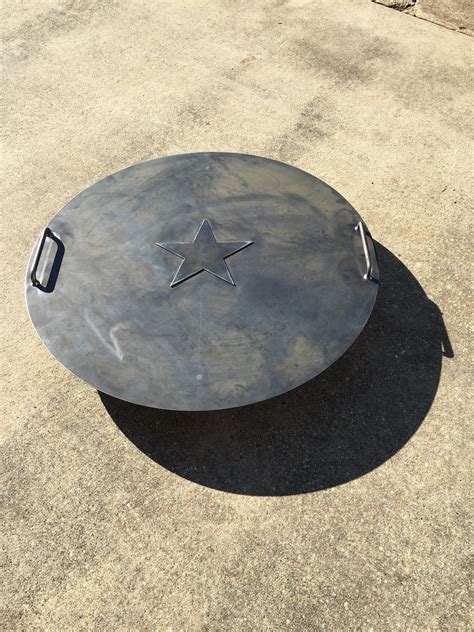 Fire Pit Lid 36 Outer Diameter 10 Tall Star And Etsy