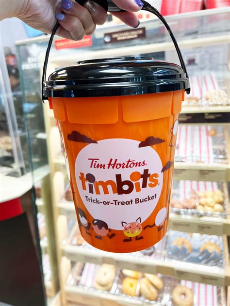 Tim Hortons Trick Or Treat Bucket For Halloween 2022