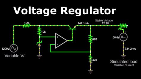 Voltage Regulator Using Op And Transistor