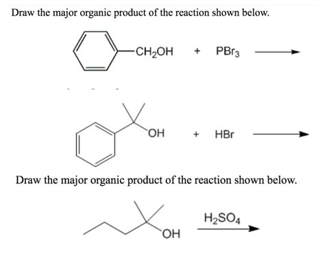 Draw The Product Of The Reaction Shown Below