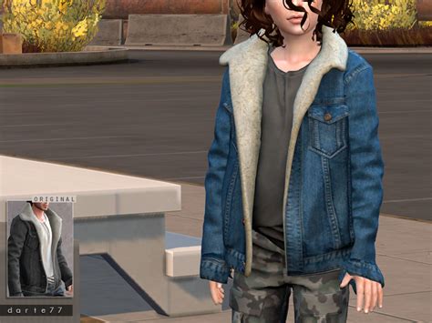 The Sims Resource Sherpa Trucker Jacket