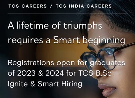 TCS Smart Hiring 2024 JobsForU In